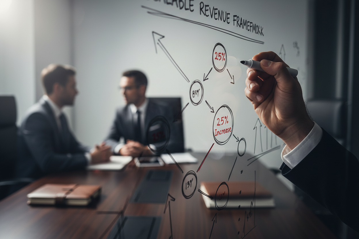 CEO deciding when to hire a sales manager to create predictable sales growth